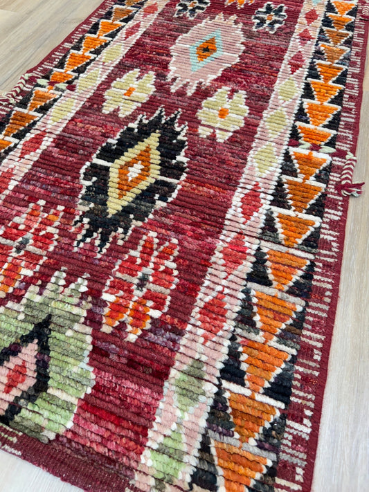 Moroccan Style Runner 2'7"x9'2" Area Rug