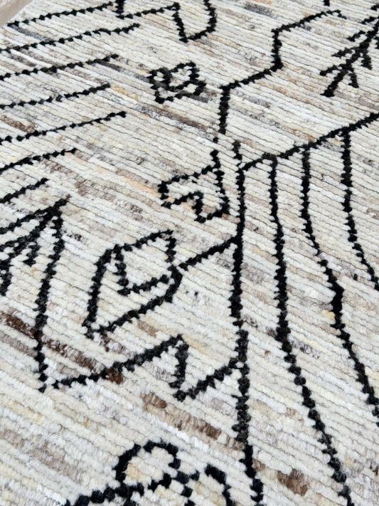 Moroccan Style Runner 2'9"x12'8" Area Rug