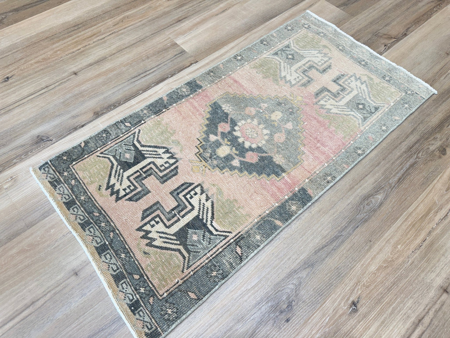 Turkish Vintage 1'9"x3'5" Area Rug
