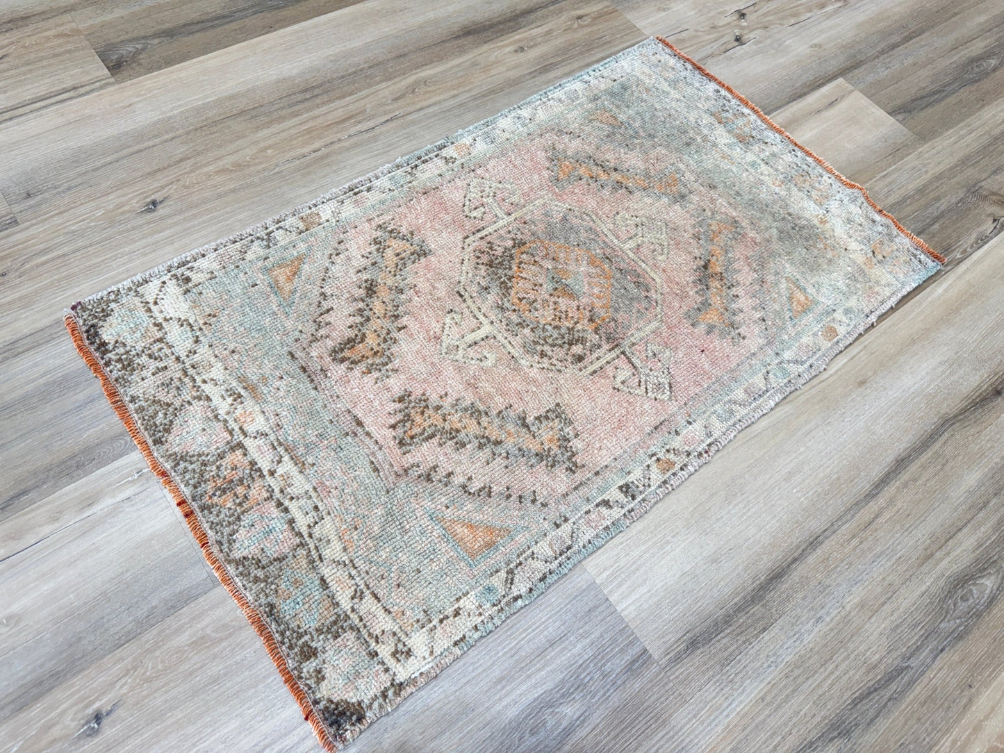 Turkish Vintage 1'11"x3'4" Area Rug