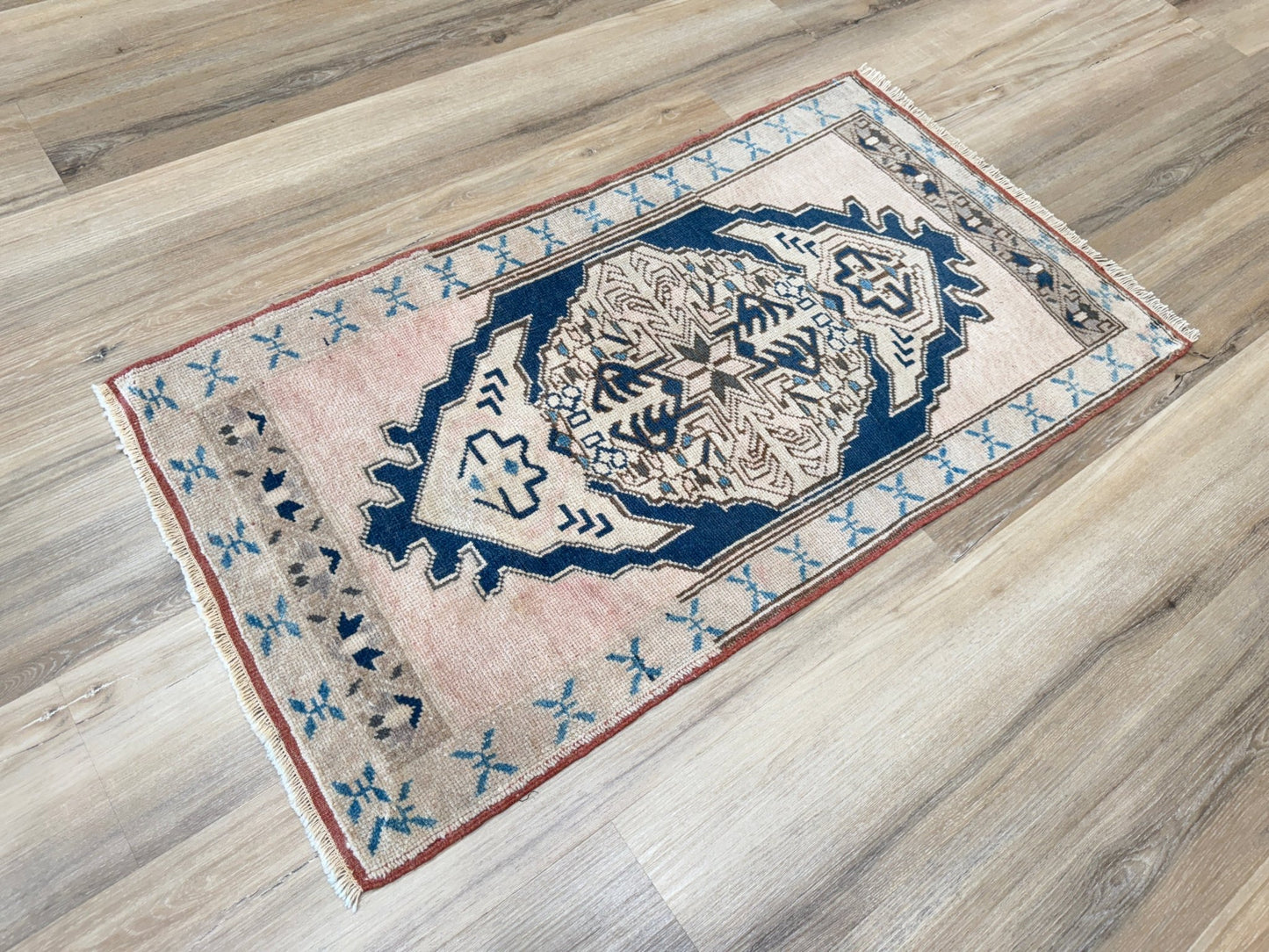 Turkish Vintage 2'0"x3'8" Area Rug