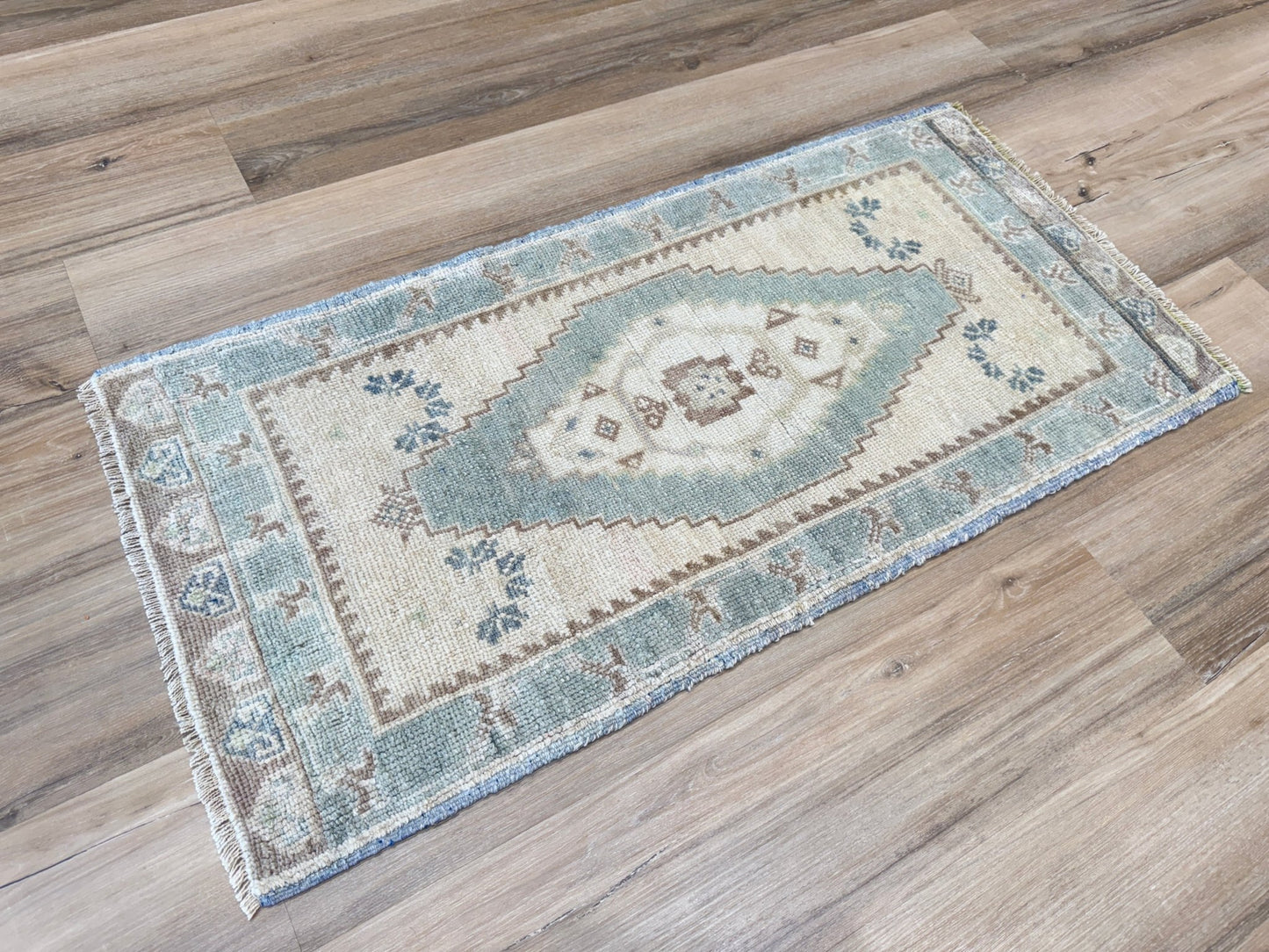 Turkish Vintage 1'9"x3'7" Area Rug