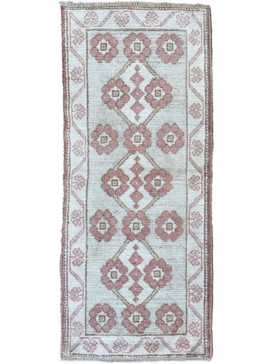 Turkish Vintage 1'8"x3'10" Area Rug