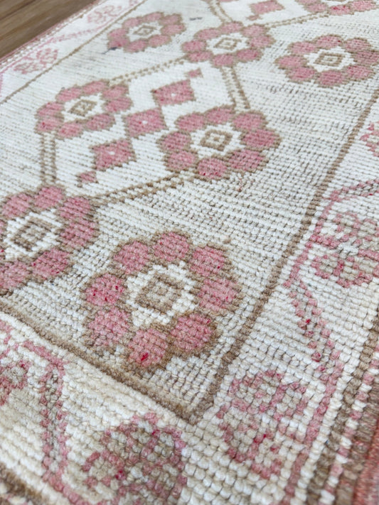 Turkish Vintage 1'8"x3'10" Area Rug