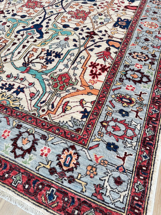 Transitional Bijar 5'0"x6'11" Area Rug