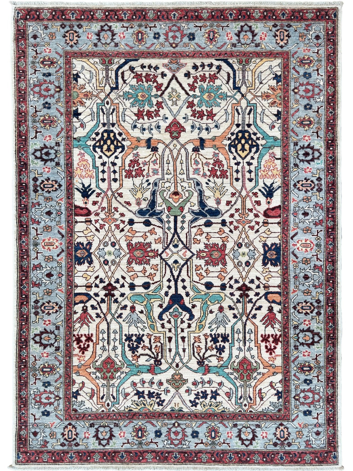 Transitional Bijar 5'0"x6'11" Area Rug