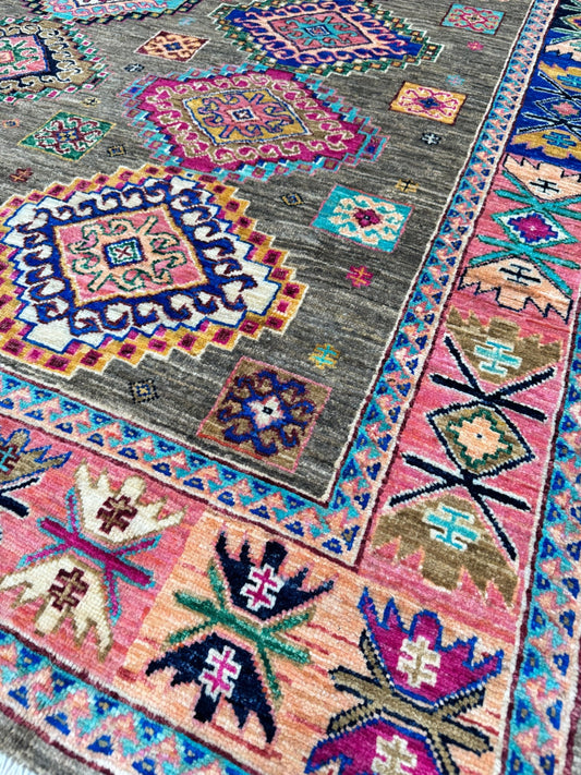 Transitional Kazak 4'11"x6'9" Area Rug