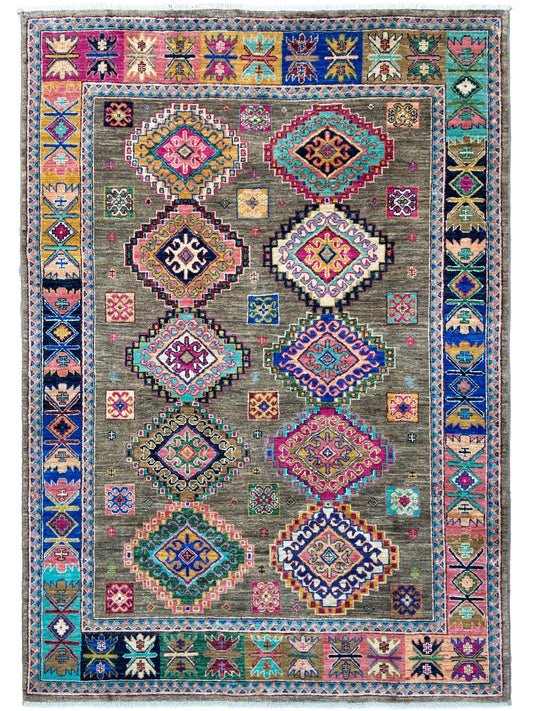 Transitional Kazak 4'11"x6'9" Area Rug