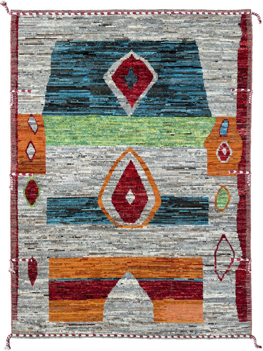 Moroccan Style 6'10"x9'4" Area Rug
