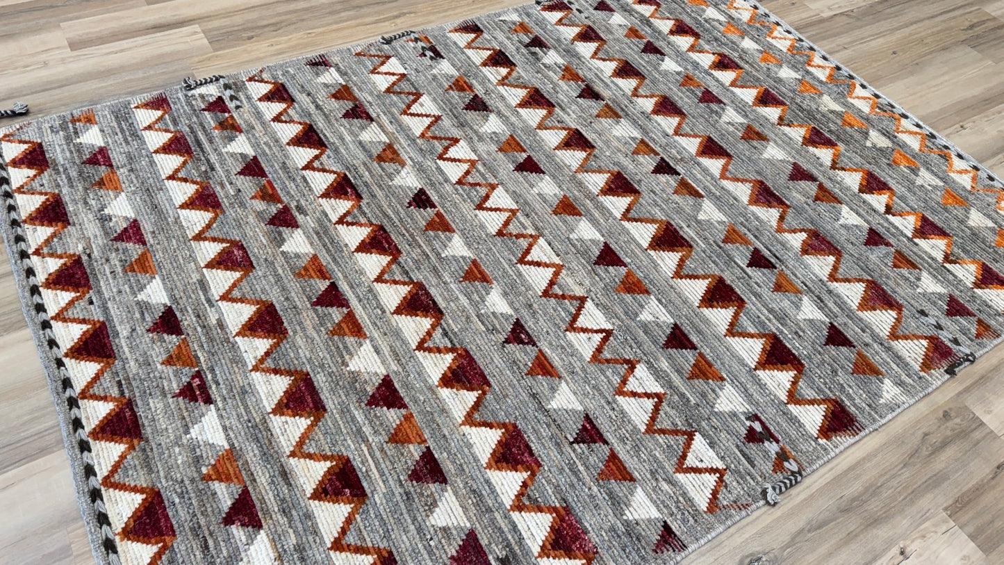 Moroccan Style 6'6"x9'4" Area Rug