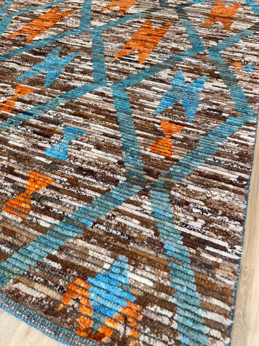 Moroccan Style 6'4"x9'7" Area Rug