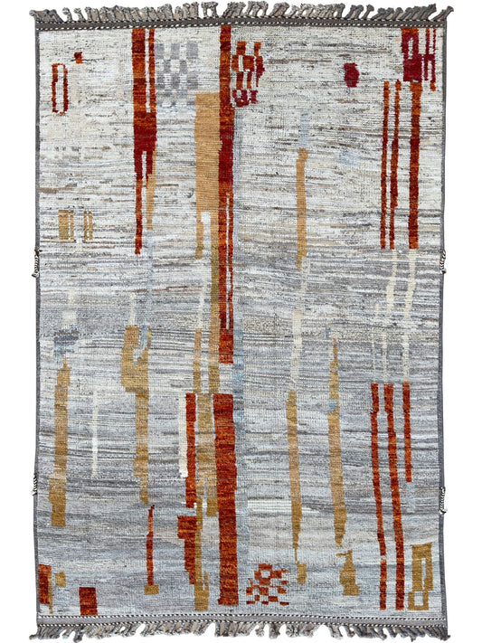 Moroccan Style 6'8"x10'2" Area Rug