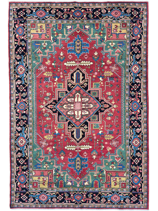 Transitional Heriz 6'8"x10'2" Area Rug