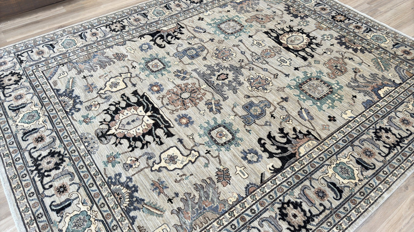 Transitional Heriz 7'11"x9'9" Area Rug