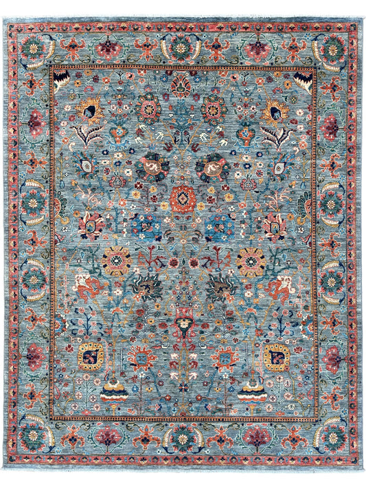 Transitional Mahal 7'10"x9'9" Area Rug