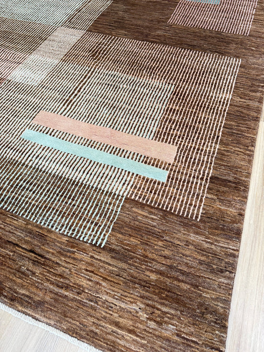 Geometric Modern 7'1"x9'7" Area Rug