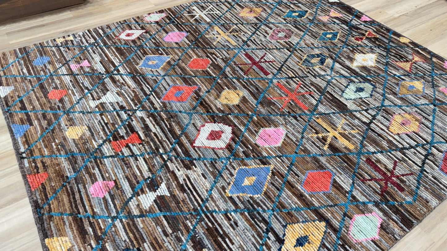 Moroccan Style 8'3"x9'9" Area Rug