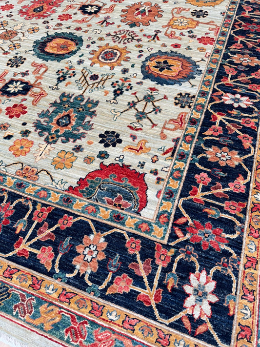 Transitional Mahal 8'11"x11'10" Area Rug