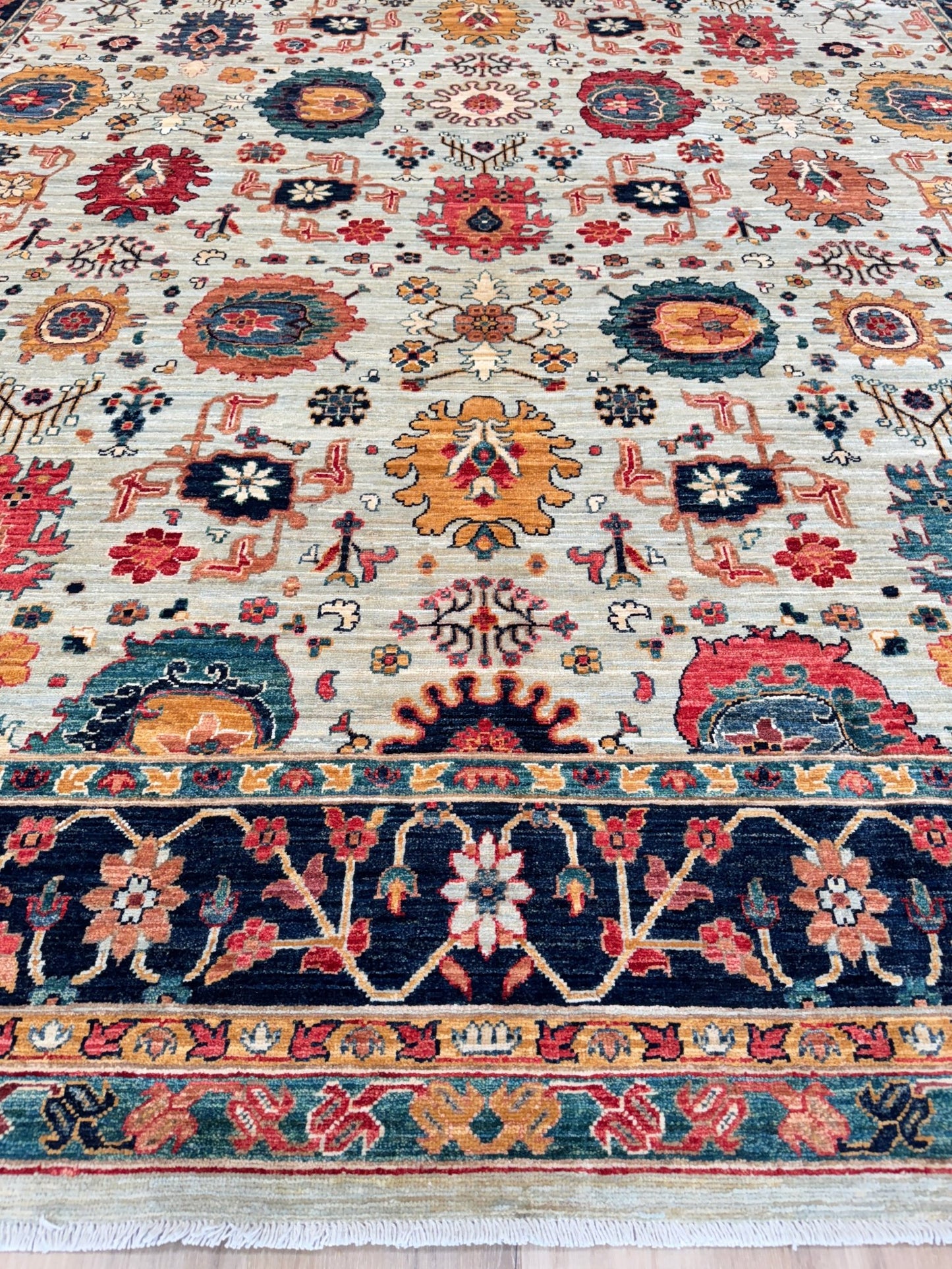 Transitional Mahal 8'11"x11'10" Area Rug