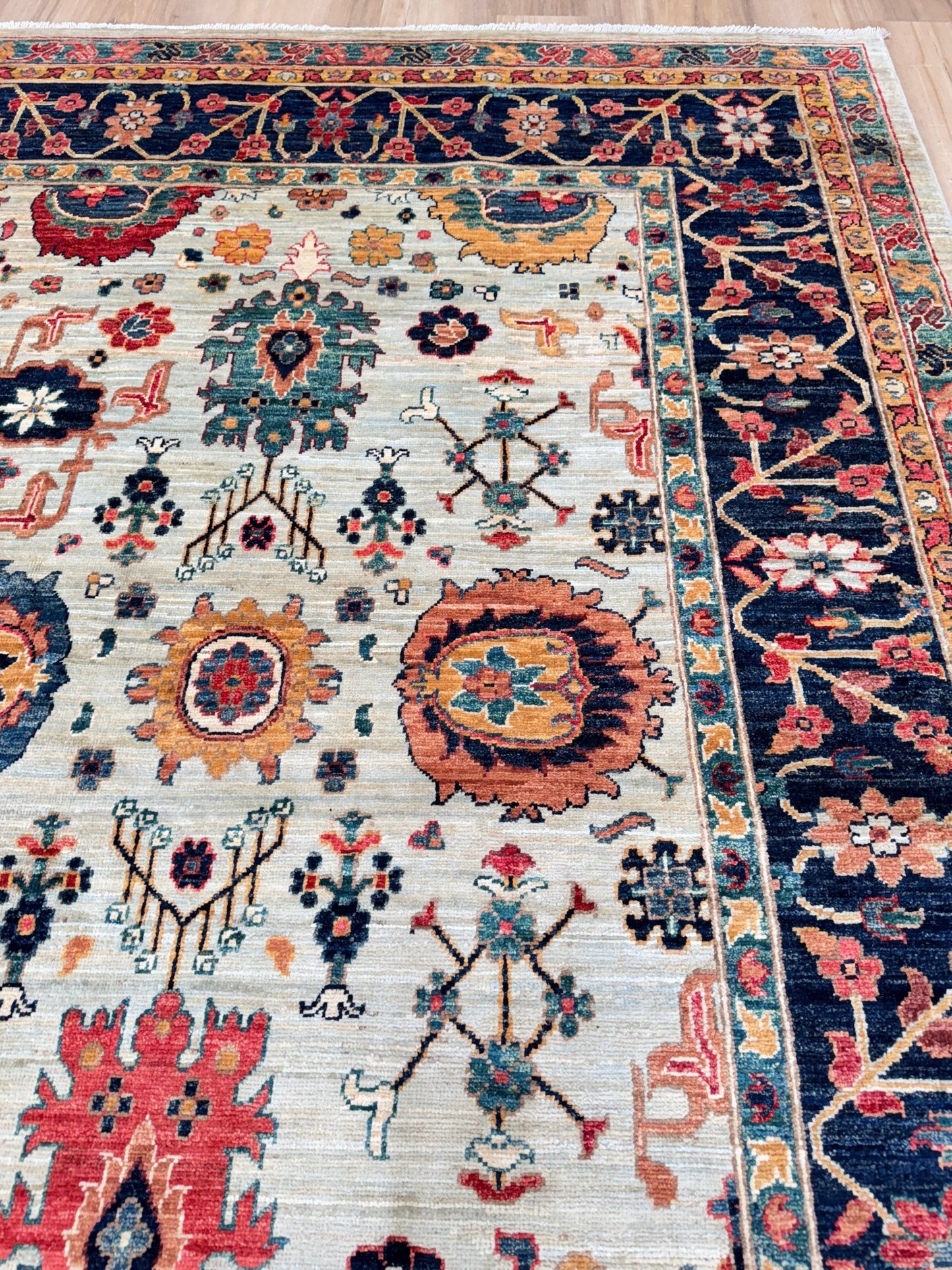 Transitional Mahal 8'11"x11'10" Area Rug