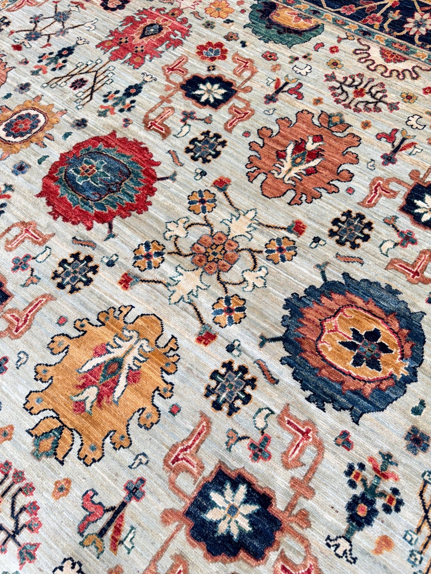 Transitional Mahal 8'11"x11'10" Area Rug