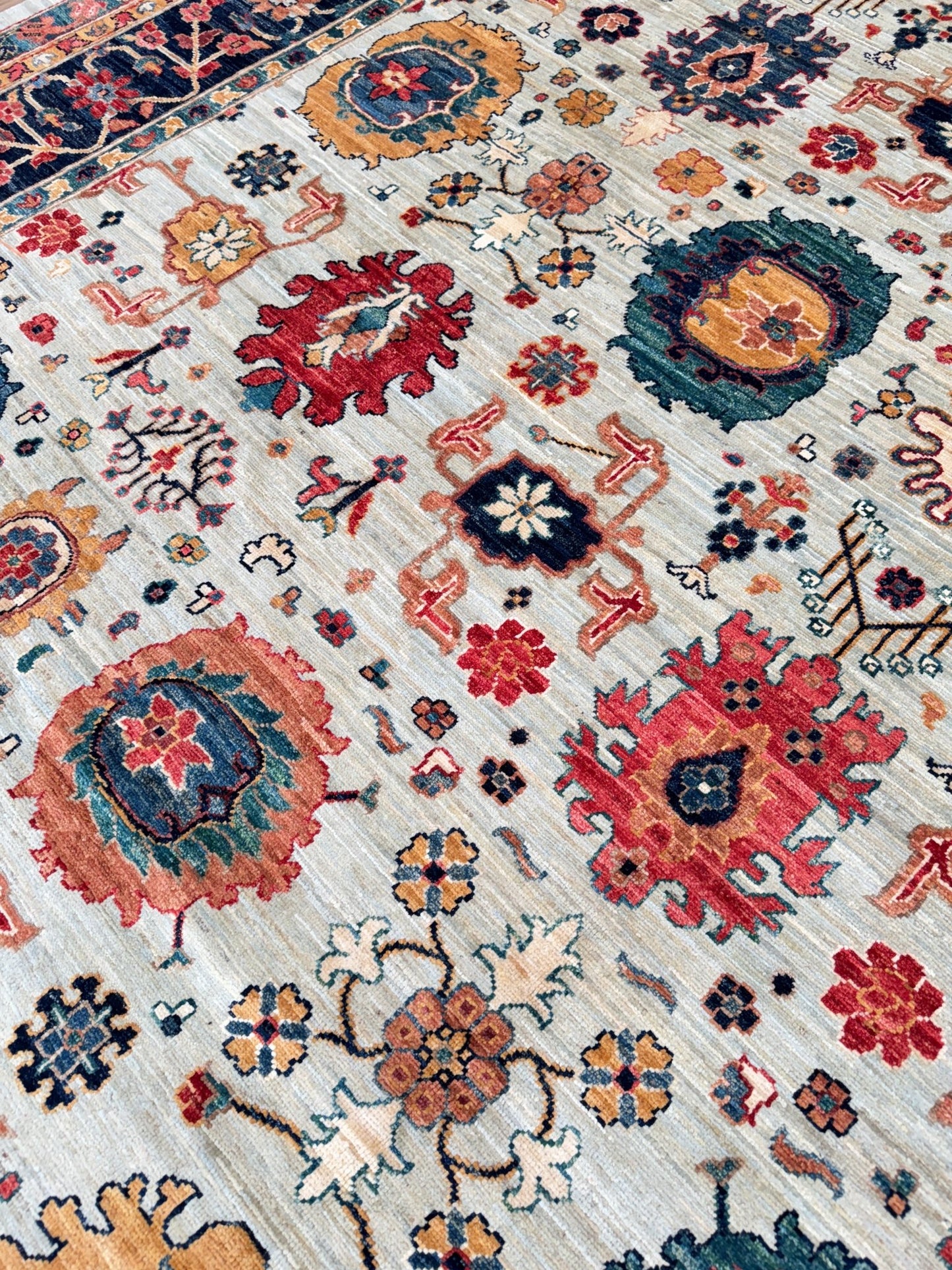 Transitional Mahal 8'11"x11'10" Area Rug