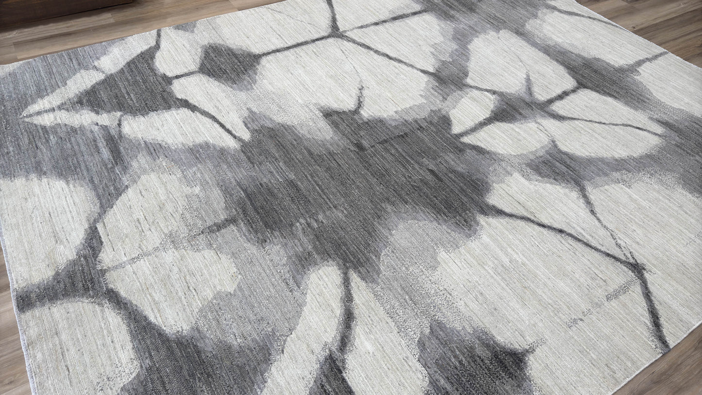 Abstract Modern 9'1"x11'11" Area Rug