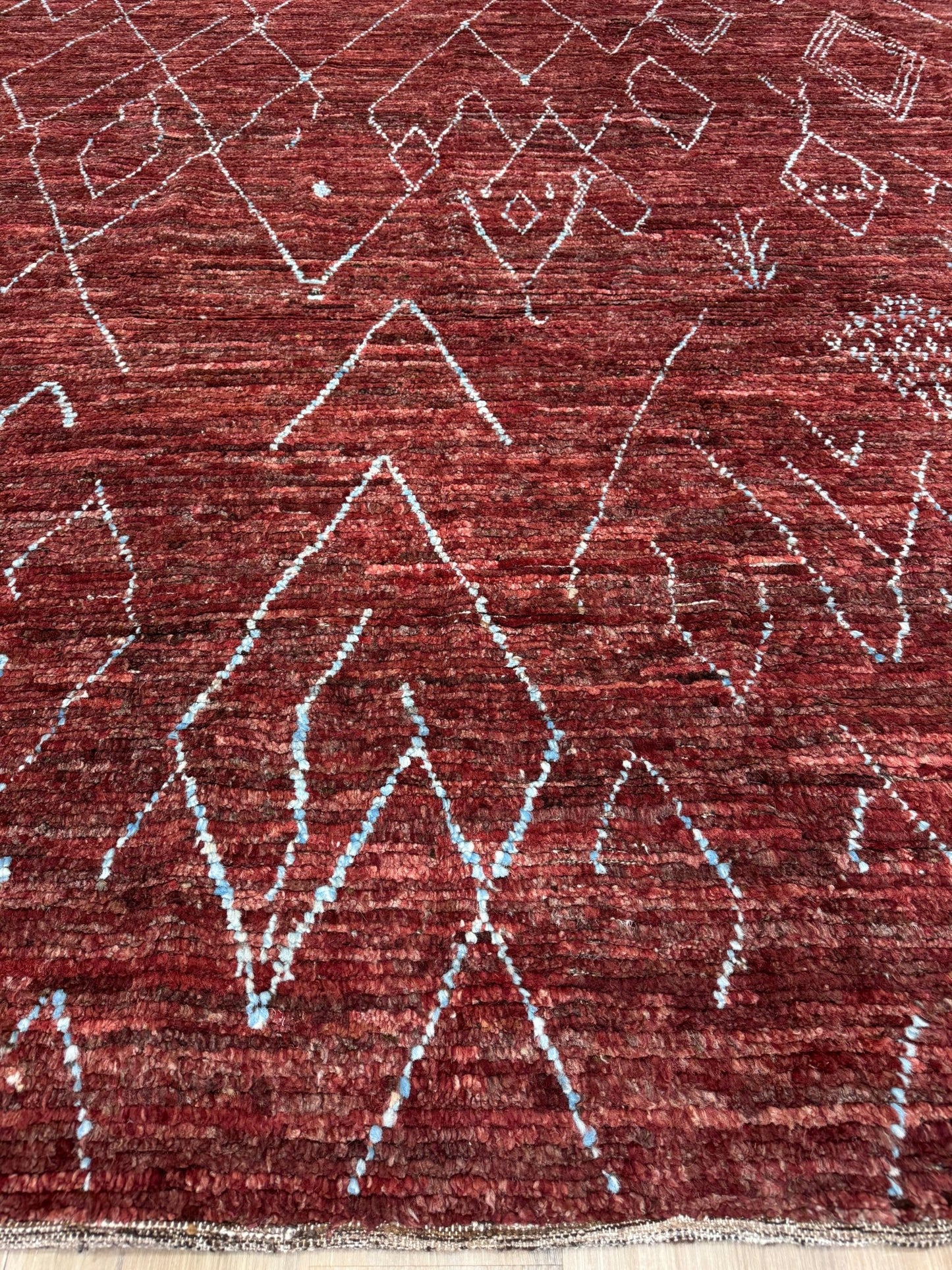 Moroccan Style 8'8"x11'6" Area Rug