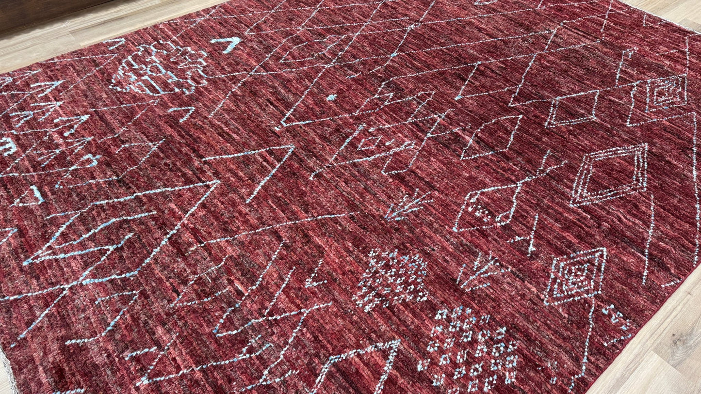 Moroccan Style 8'8"x11'6" Area Rug