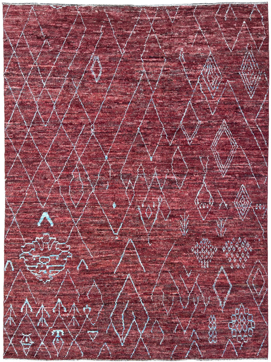 Moroccan Style 8'8"x11'6" Area Rug