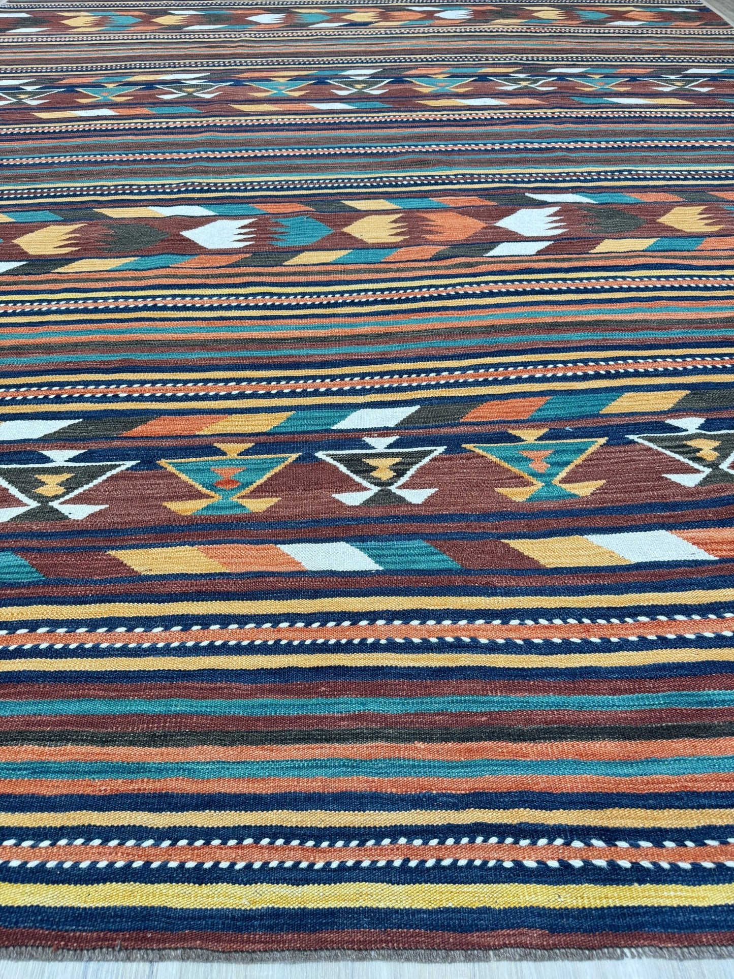 Flatweave Kilim 10'3"x13'1" Area Rug