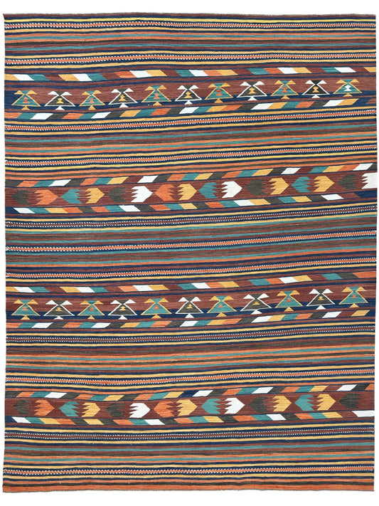 Flatweave Kilim 10'3"x13'1" Area Rug