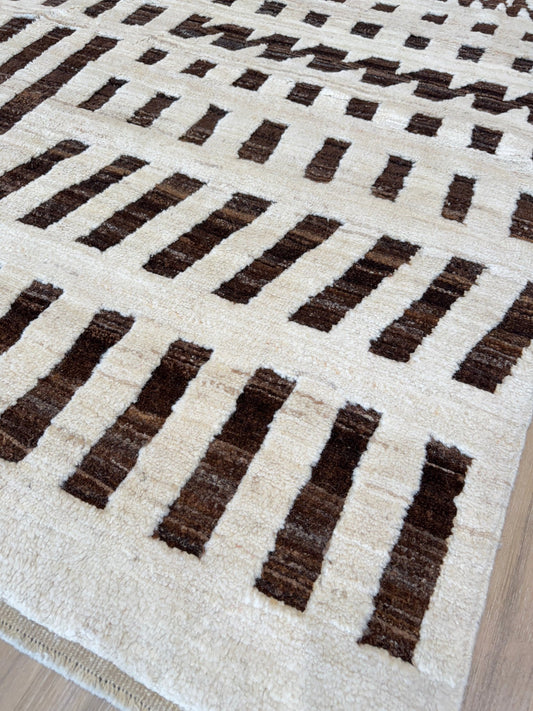 Moroccan Style 9'7"x13'0" Area Rug