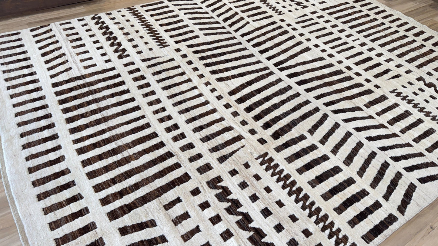 Moroccan Style 9'7"x13'0" Area Rug