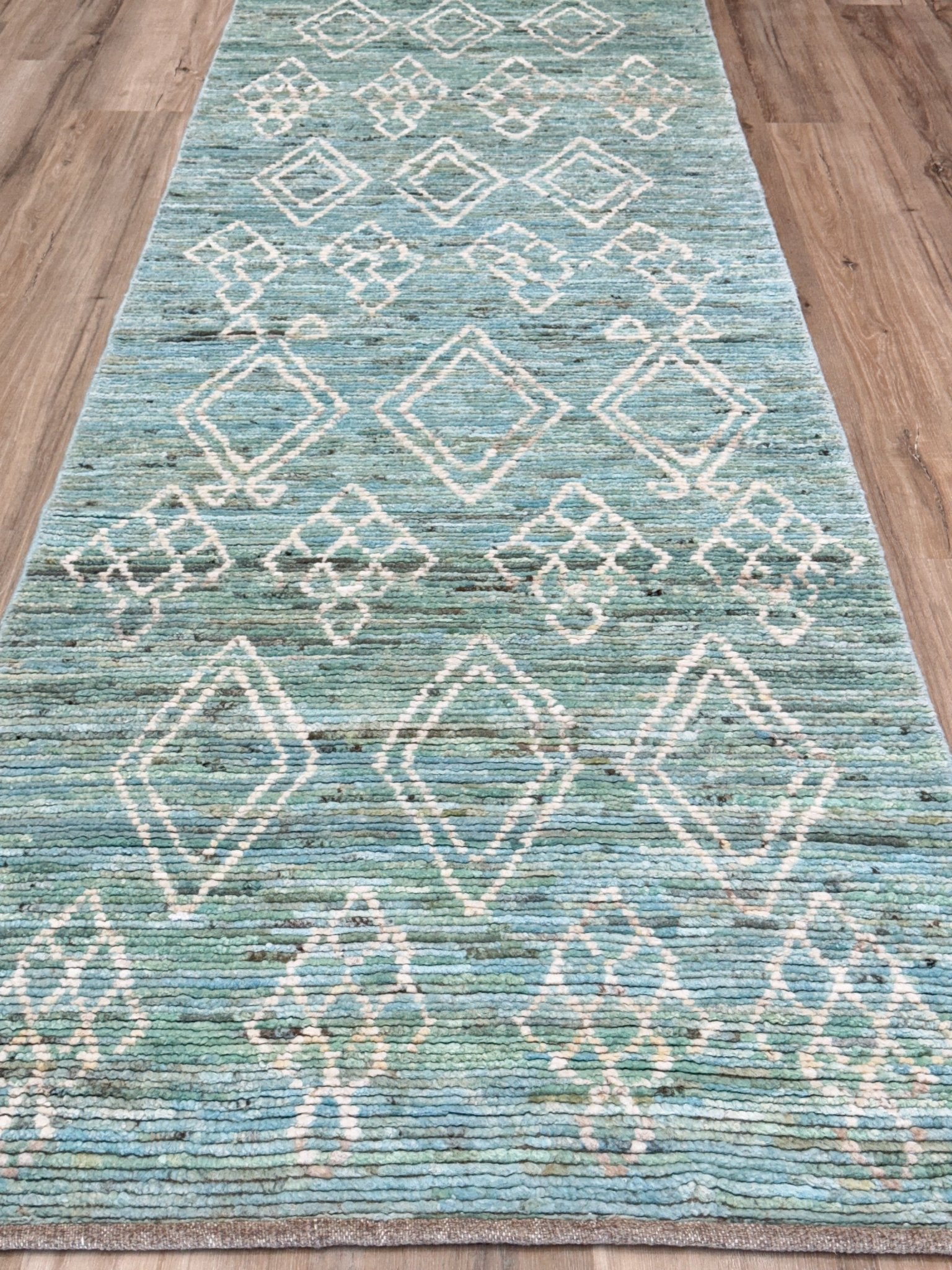 Moroccan Style Runner 2'9"x12'10" Area Rug