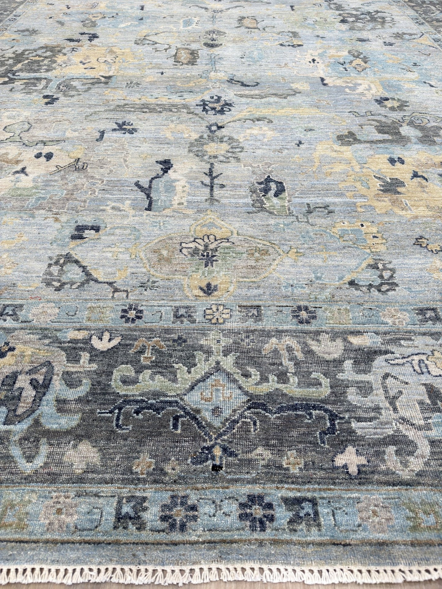 Vintage Look Oushak 10'1"x14'2" Area Rug