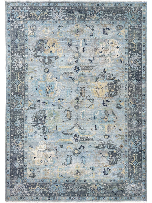 Vintage Look Oushak 10'1"x14'2" Area Rug