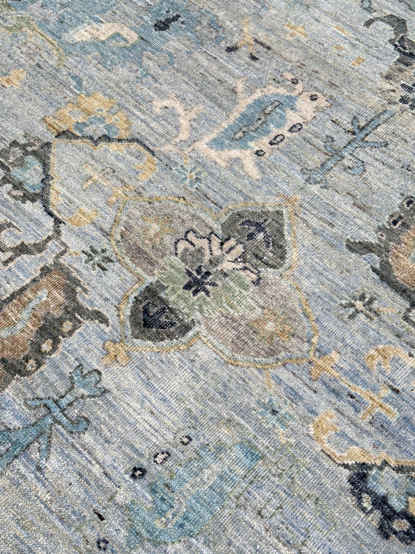 Vintage Look Oushak 10'1"x14'2" Area Rug
