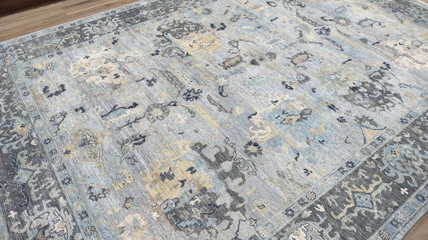 Vintage Look Oushak 10'1"x14'2" Area Rug
