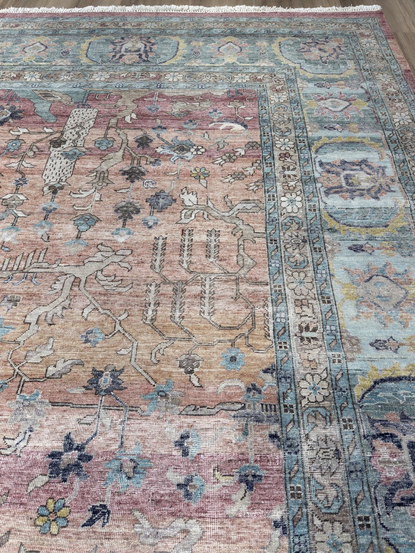 Vintage Look Tabriz 12'0"x14'11" Area Rug