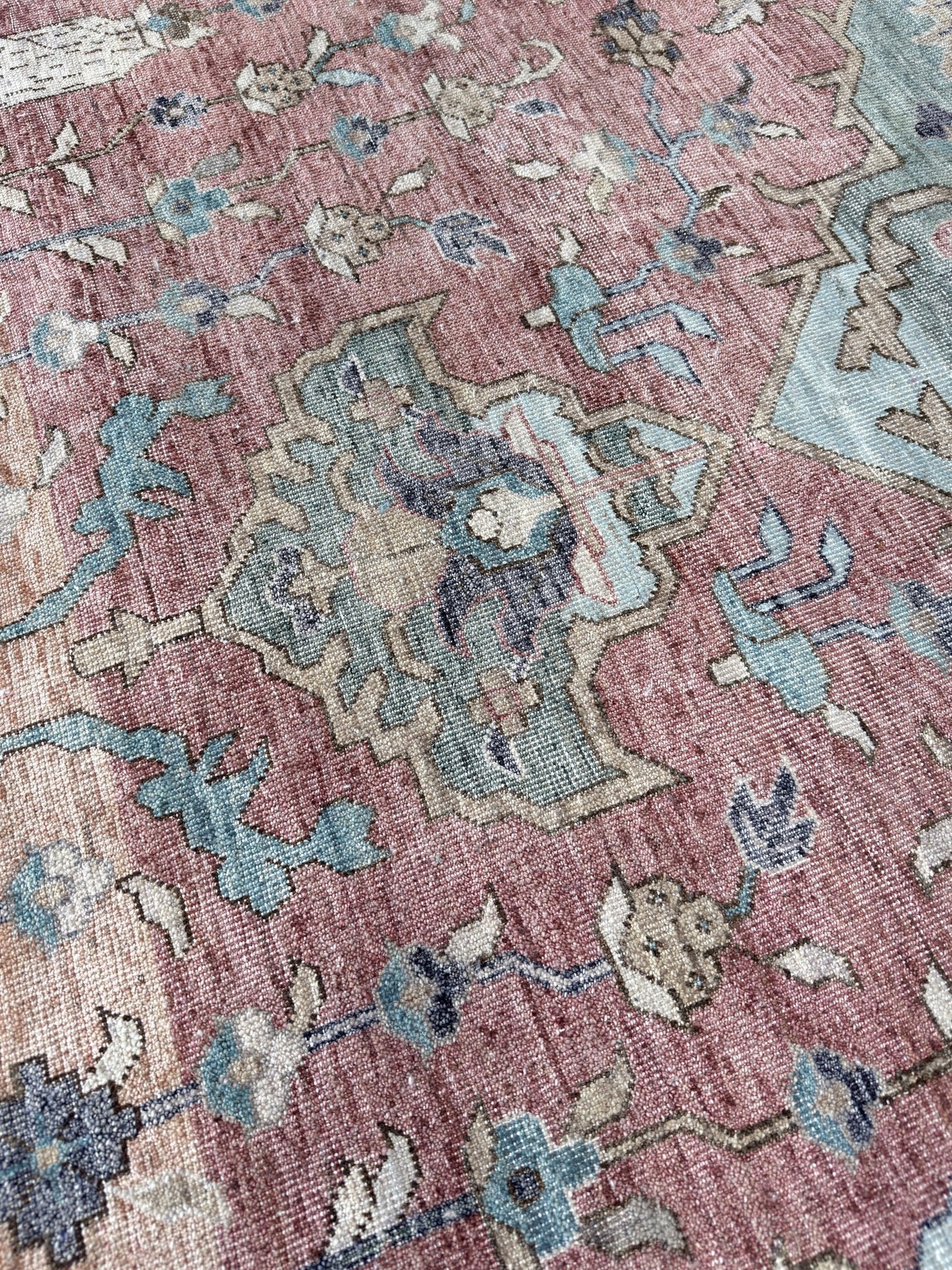 Vintage Look Tabriz 12'0"x14'11" Area Rug