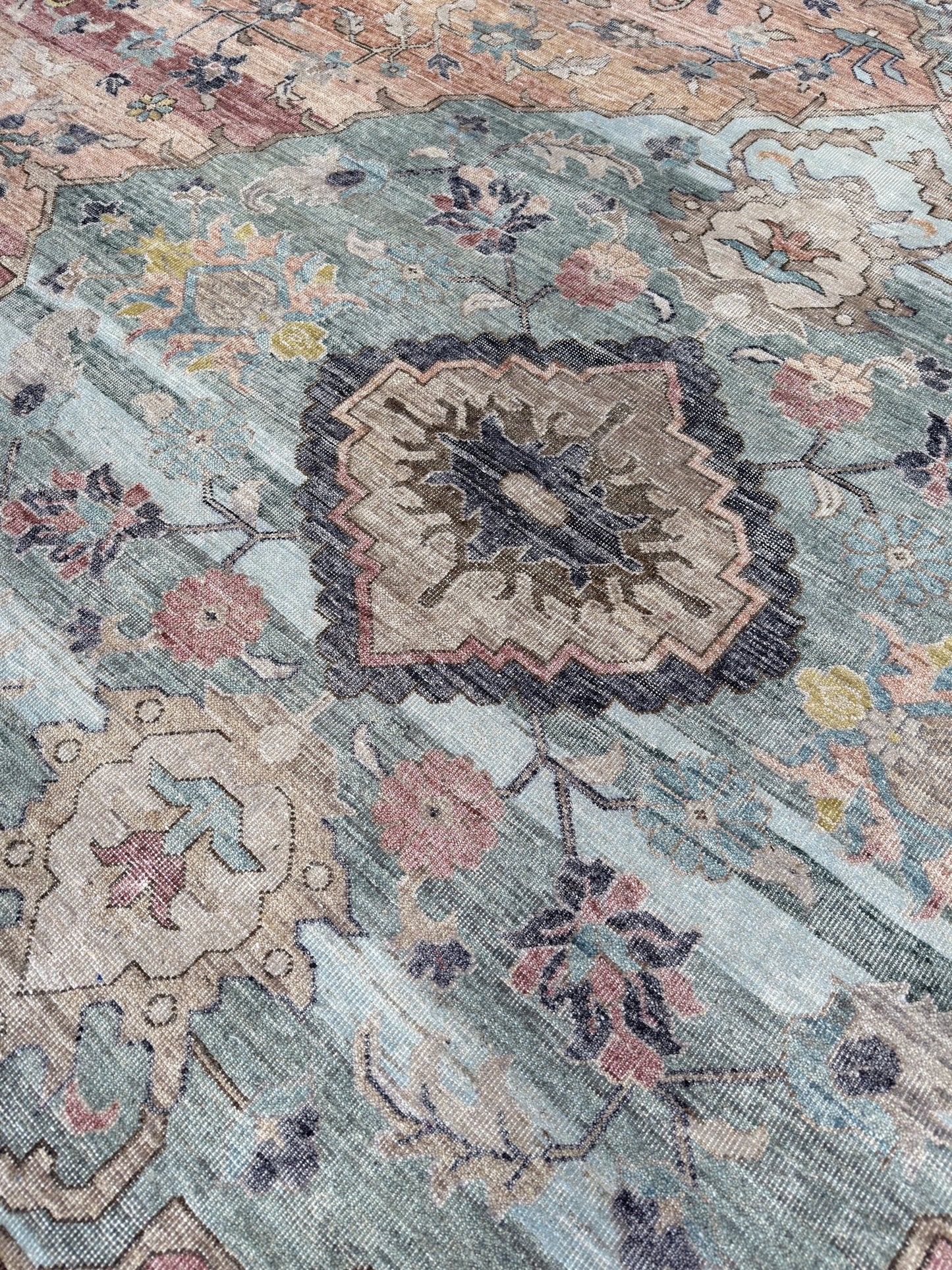 Vintage Look Tabriz 12'0"x14'11" Area Rug