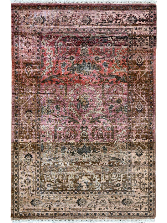 Vintage Look Agra 4'0"x6'0" Area Rug