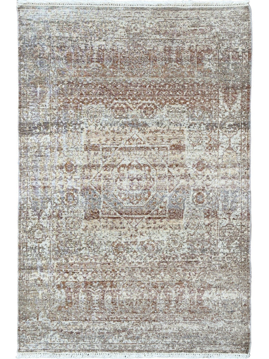 Vintage Look Mamluk 4'2"x5'11" Area Rug