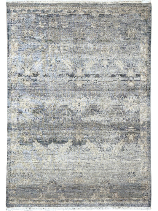Vintage Look Oushak 5'2"x6'11" Area Rug