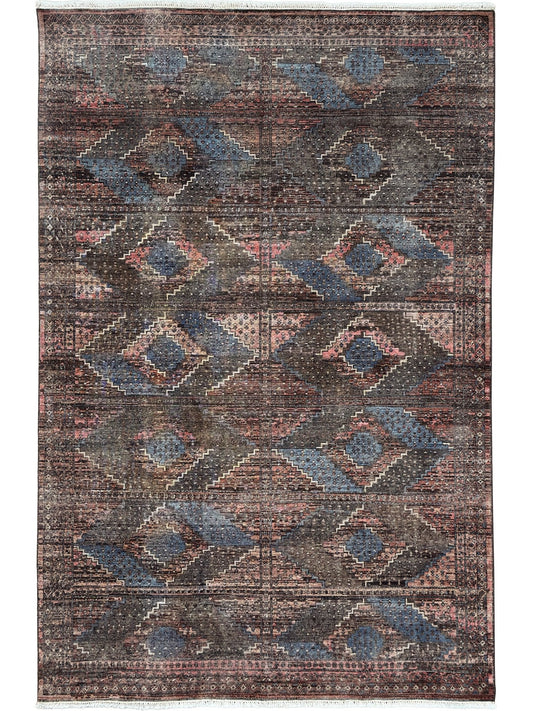 Vintage Look Boukhara 6'2"x9'0" Area Rug