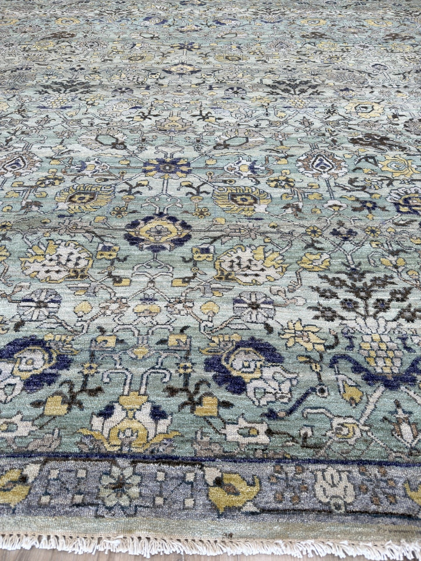 Vintage Look Tabriz 12'2"x15'2" Area Rug