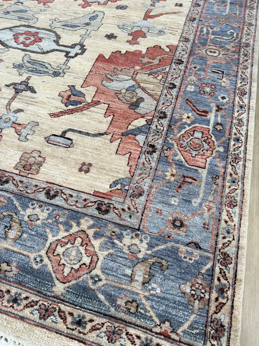 Vintage Look Heriz 12'1"x15'2" Area Rug