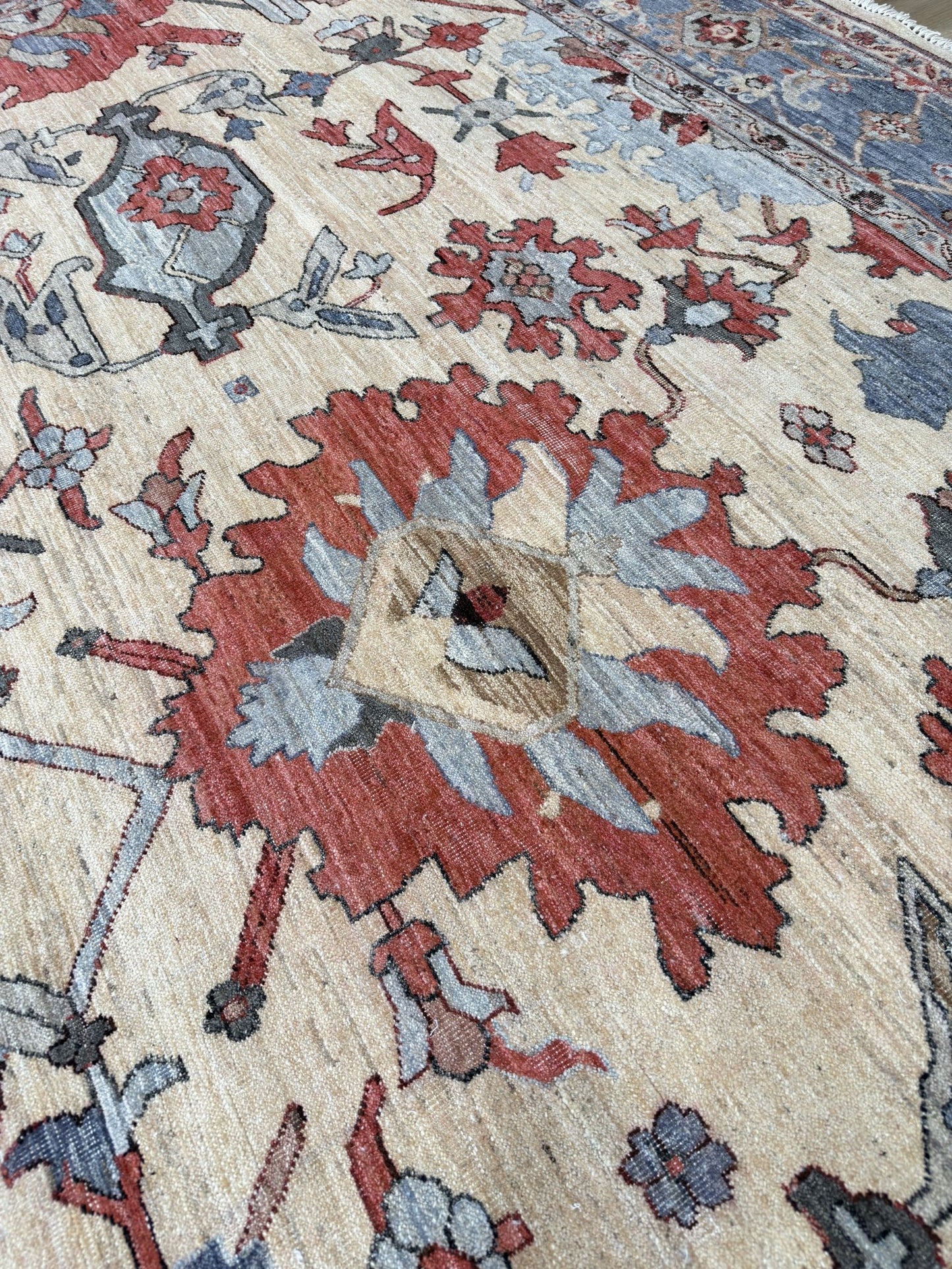 Vintage Look Heriz 12'1"x15'2" Area Rug