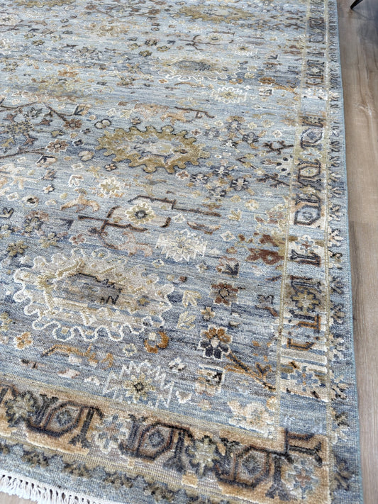Vintage Look Oushak 12'1"x15'2" Area Rug